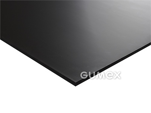 Polyetylénová doska SIMONA® PE 100, hrúbka 1mm, 2000x1000mm, 64°ShD, PE, odolná UV, zvárateľná, extrudovaná, -50°C/+80°C, čierna